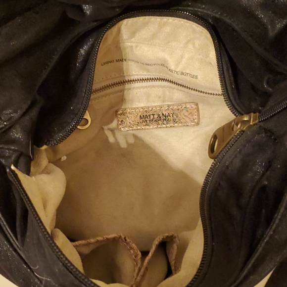 🪁2/$40Matt and Nat Soft Black Studded Satchel Bag - Picture 5 of 7